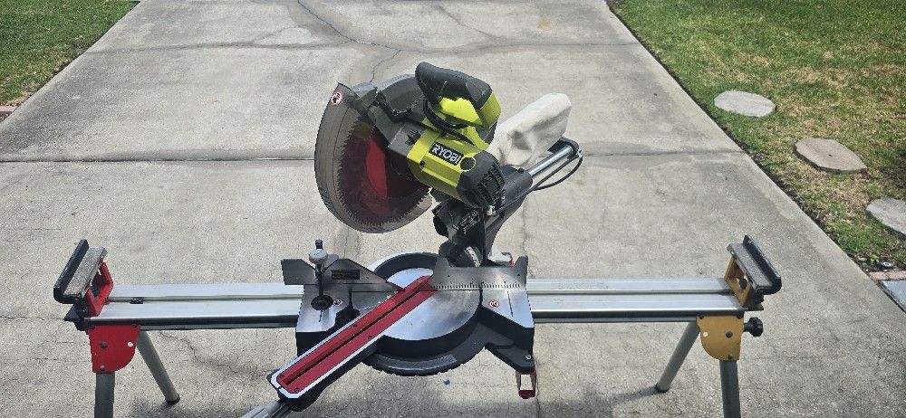 15 Amp 12 in. Corded Sliding Compound Miter Saw with LED Cutline Indicator