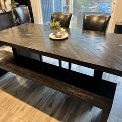 Dining Table and Bench
