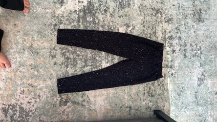 Kid size leggings 7/8 color black