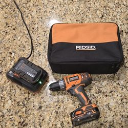 RIDGID Hyper Lithium Ion LI 18V Duel Speed Drill 