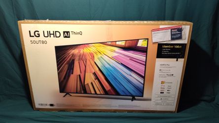LG UHD 50" 4K HDR10 PRO SMART TV BRAND NEW NEVER USED  50UT80
