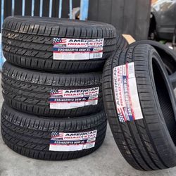 235/40/19 American New Tires All 4 Installed And Balanced Included 