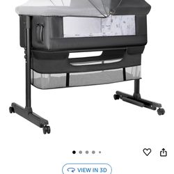 bassinet light grey
