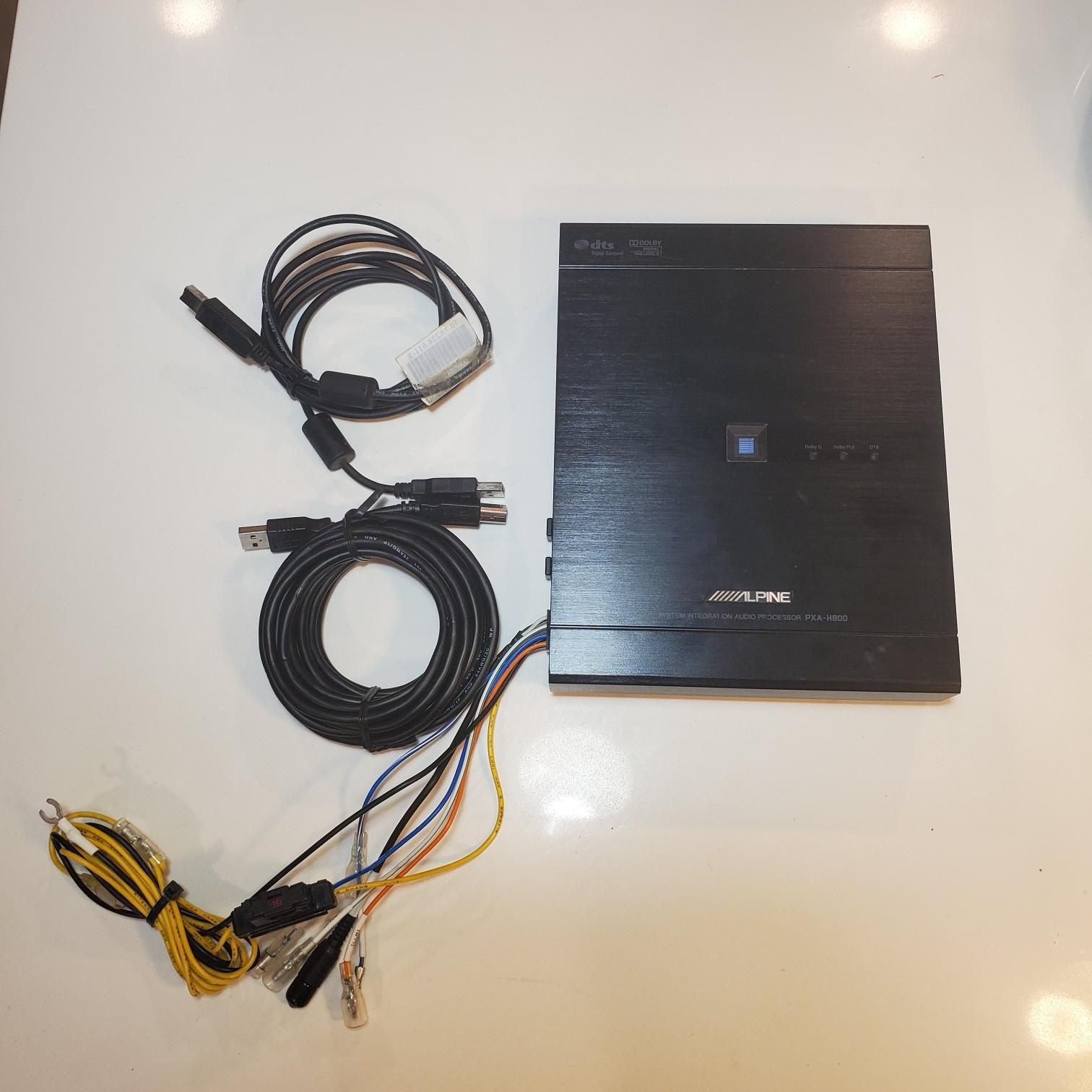 ALPINE PXA-H800 DIGITAL SIGNAL PROCESSOR MINT CONDITION WITH AI-NET CABLE