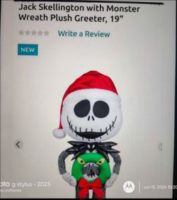 Jack Skellington plush greeter
