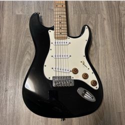 No Brand ST-Style Electric Guitar Black Scalloped Fretboard