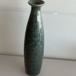 $18 – Small Green Speckled Ceramic Vase