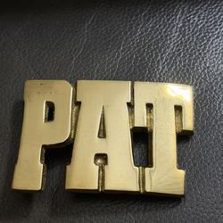 PAT - Solid Brass Belt Buckle