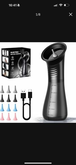 Brand new in box Ear Wax Removal, Electric Ear Cleaner with LED Display & Dual Tank, Ear Irrigation Kit Includes 12 Tips, IPX7, Safe & Effective Clean