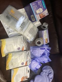 Brand New Breast Milk Storages And Pads