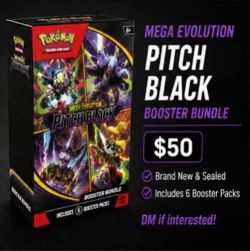 Pokémon Mega Evolution Pitch Black Booster Bundle
