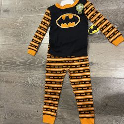 New Justice League Batman Halloween Toddler 3T Pajamas