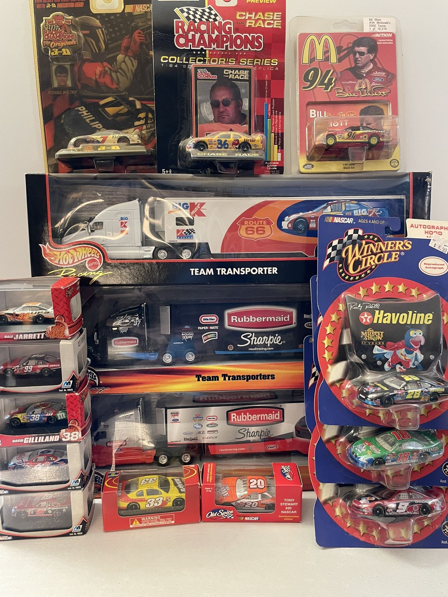 NASCAR Haulers, Matchbox scale, Micro Scale Lot 