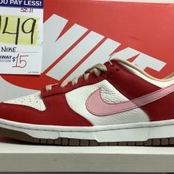 Red And White Nikes, Size 11, With Box