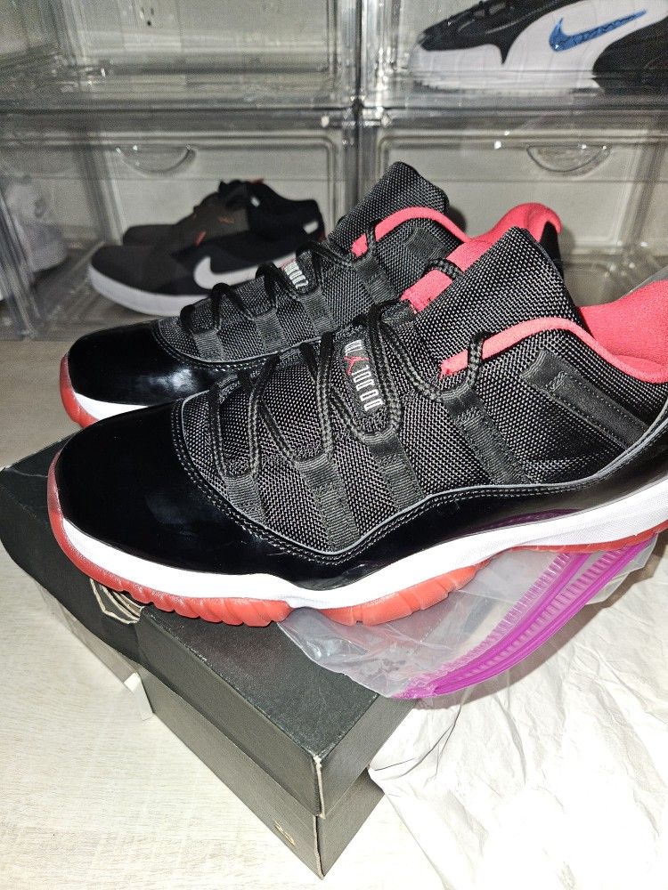 2015 Jordan 11 Bred Low Size 10