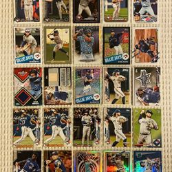 Toronto Blue Jays 45 Card Baseball Lot! Rookies, Prospects, Refractors, Prizms, Autographs, Memorabilia, Short Prints, Variations & More!