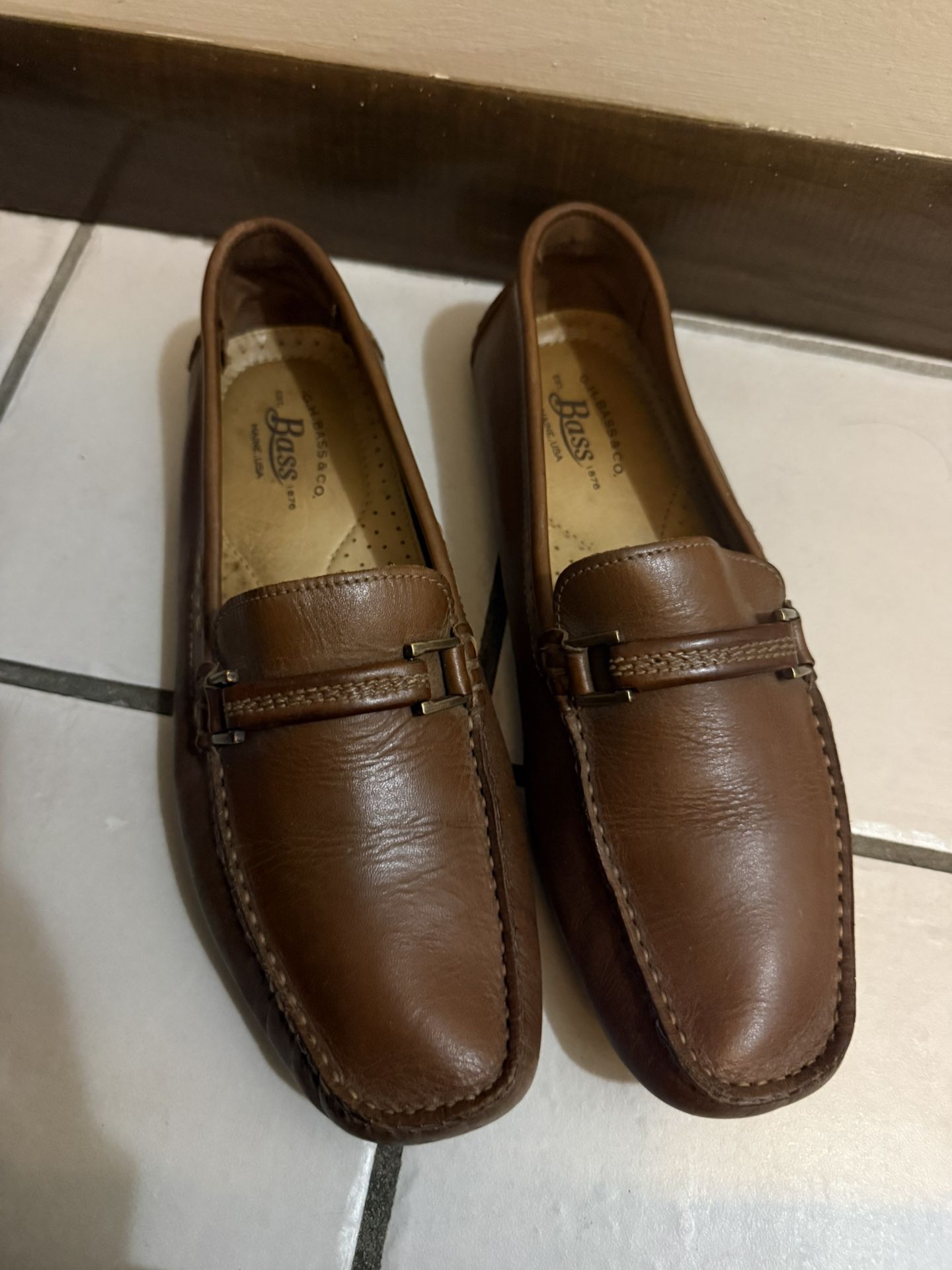 G.H.Bass Brown Leather Loafers