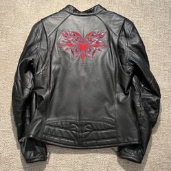 Vintage Women’s Harley Leather Riding jacket