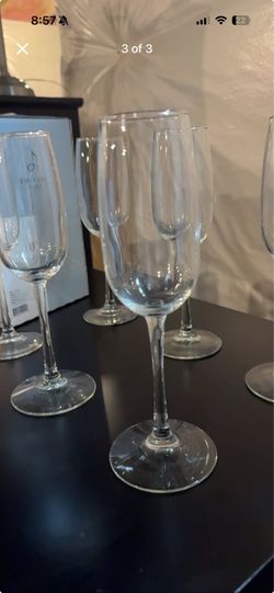 ZWIESEL GLAS Pure Sparkling Wine Glasses x12. 12 glasses total. All wrapped up and never used