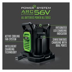 280 W Dual port charger