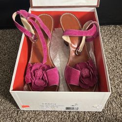 Pink Coach Sandals 