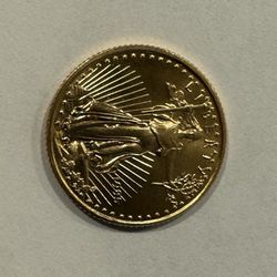 1995 1/10 oz American Gold Eagle BU