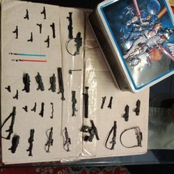 Star Wars Vintage Guns.....And Starwars Lunch Box