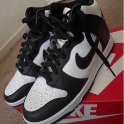 High Black And White Nike Shoes