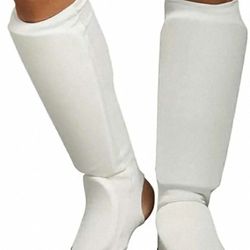 Long Life Products Cloth Shin/Instep Guard Taekwondo Martial Arts MMA - Matching Pair - Child/Kid Size Small