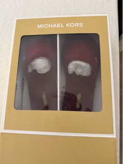 Michael Kors Dixie flat slide 8M