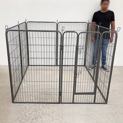New in box $135 Heavy Duty 48” Tall x 32” Wide x 8-Panel Pet Playpen Dog Crate Kennel Exercise Cage Fence