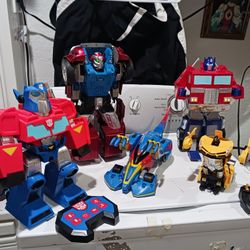 Selling These transformers for 140

1- D.I.C.E. DNA integrated cybernetic Enterprises KNIGHT REX Bandai Transforming car. No remote.
2- Yellow Donald'