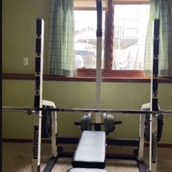 Powerhouse weight bench with lat pulldown hotsell