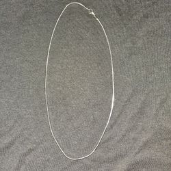18in Silver Micro Snake Chain $40