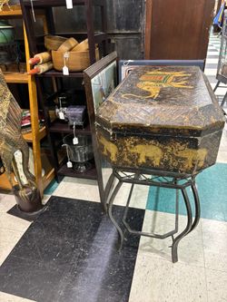 Elephant Trunk On Metal Stand