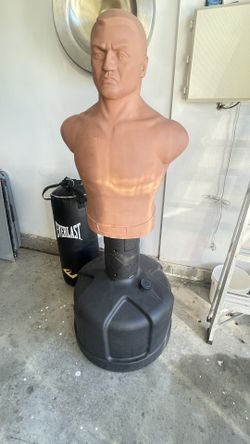 Punching Man And Hitting Bag 