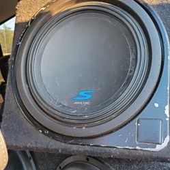 Alpine 12" Subwoofer With Box