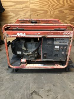 Multiquip 6000 gas generator