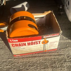 1 Ton Manual Chain Hoist – Heavy Duty