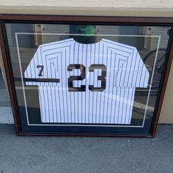 New York Yankees #23 Jersey Framed Mattingly  Baseball ⚾️ 