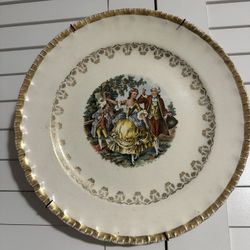 Vintage Manhattan Ware Gold Decorative Plate