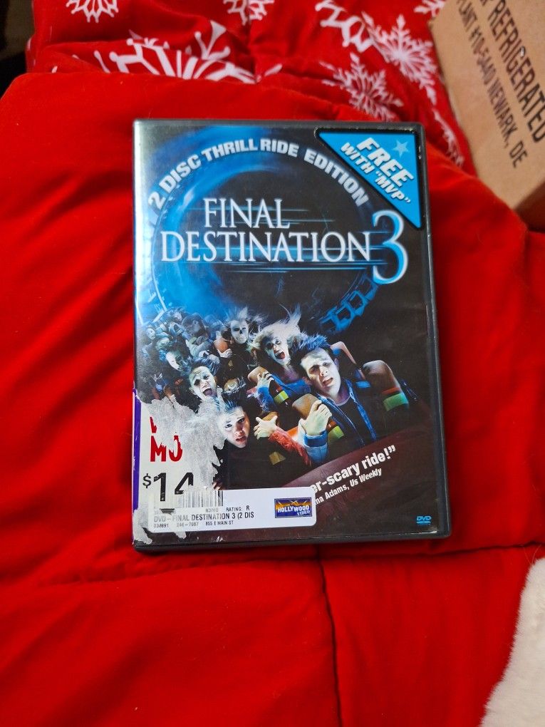 Final Destination 3 Dvd 2 Disc Thrill Ride Edition
