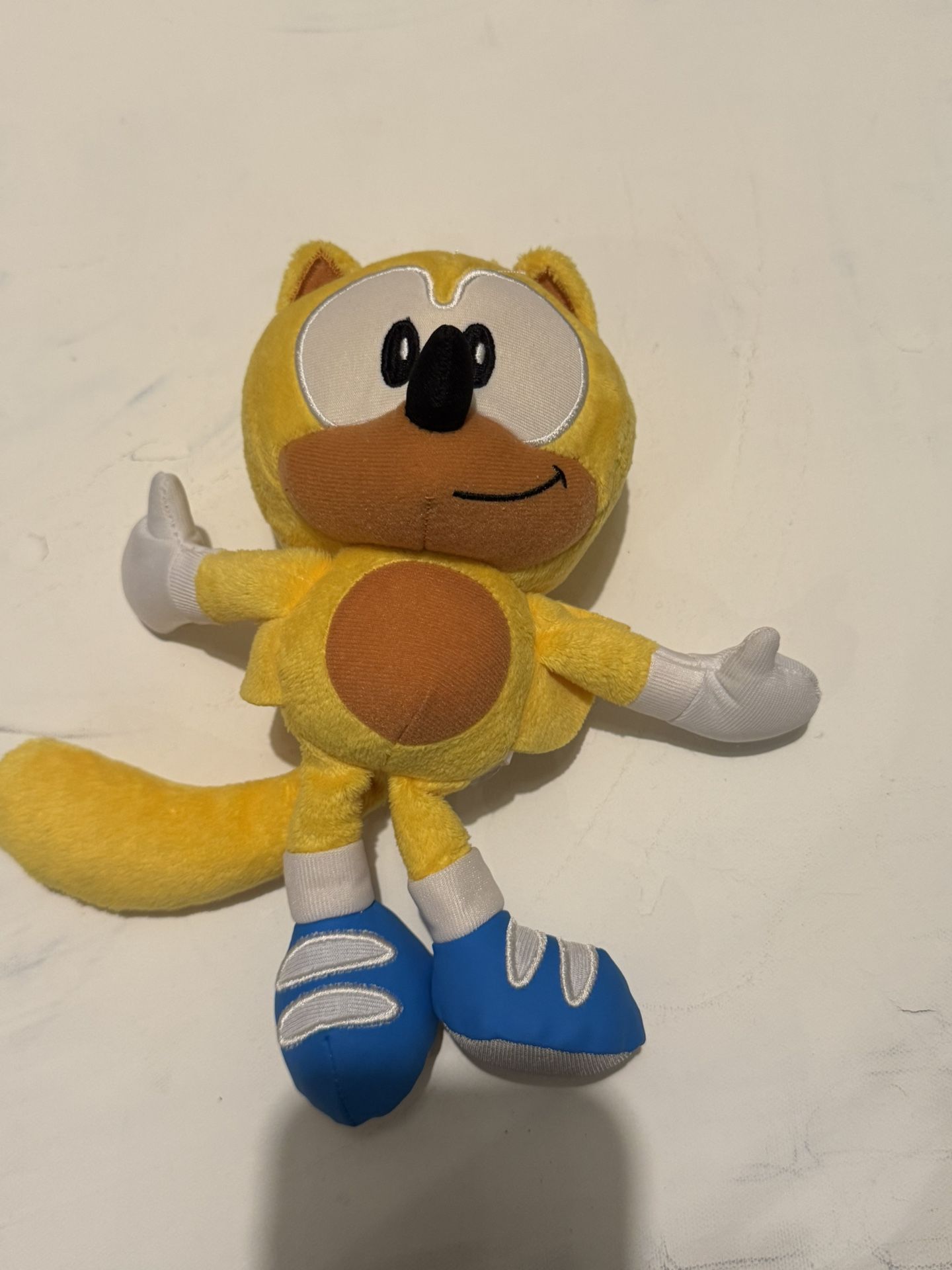 Jakks Pacific Ray the Flying Squirrel Plush Sonic The Hedgehog Read Descript