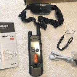 Dog  Training Collar Rechargeable With Remote NVK TC-20. Shock, Beep Audio, Vibration. 