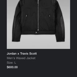 Jordan x Travis Scott Waxed jacket