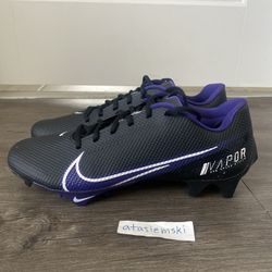 Nike Vapor Cleats Edge Speed 360 'Black Purple' Football CV6349-001 Mens Size 11