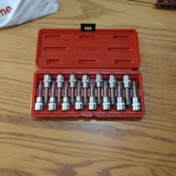 Mac 15 Piece 3/8" Drive SAEN Metric Speed Allen Hex Bit Set SXAB15B New