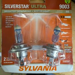 SYLVANIA 9003/H4 SilverStar Ultra Halogen Headlight Bulbs
