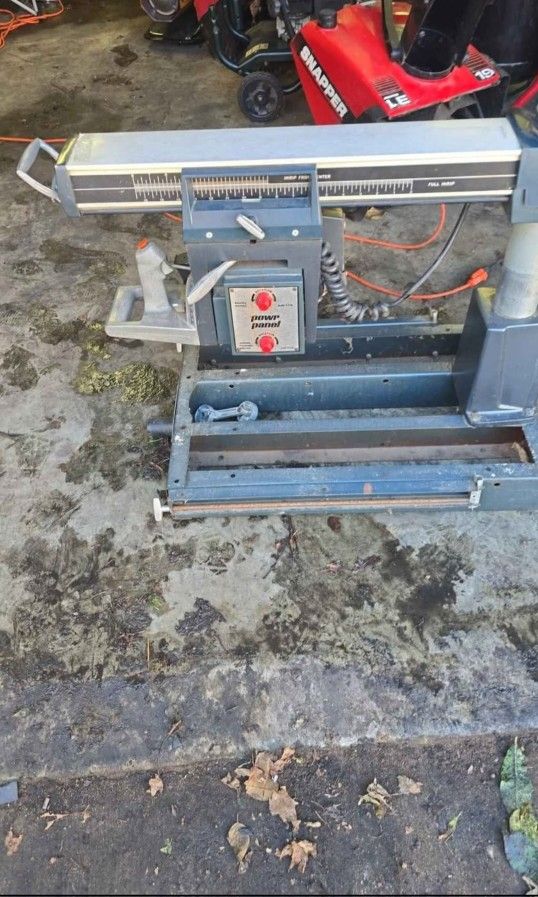 "Powr-kraft 10" Radial Arm Saw
