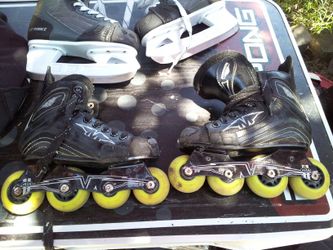 Size 13 Mission roller hockey skates